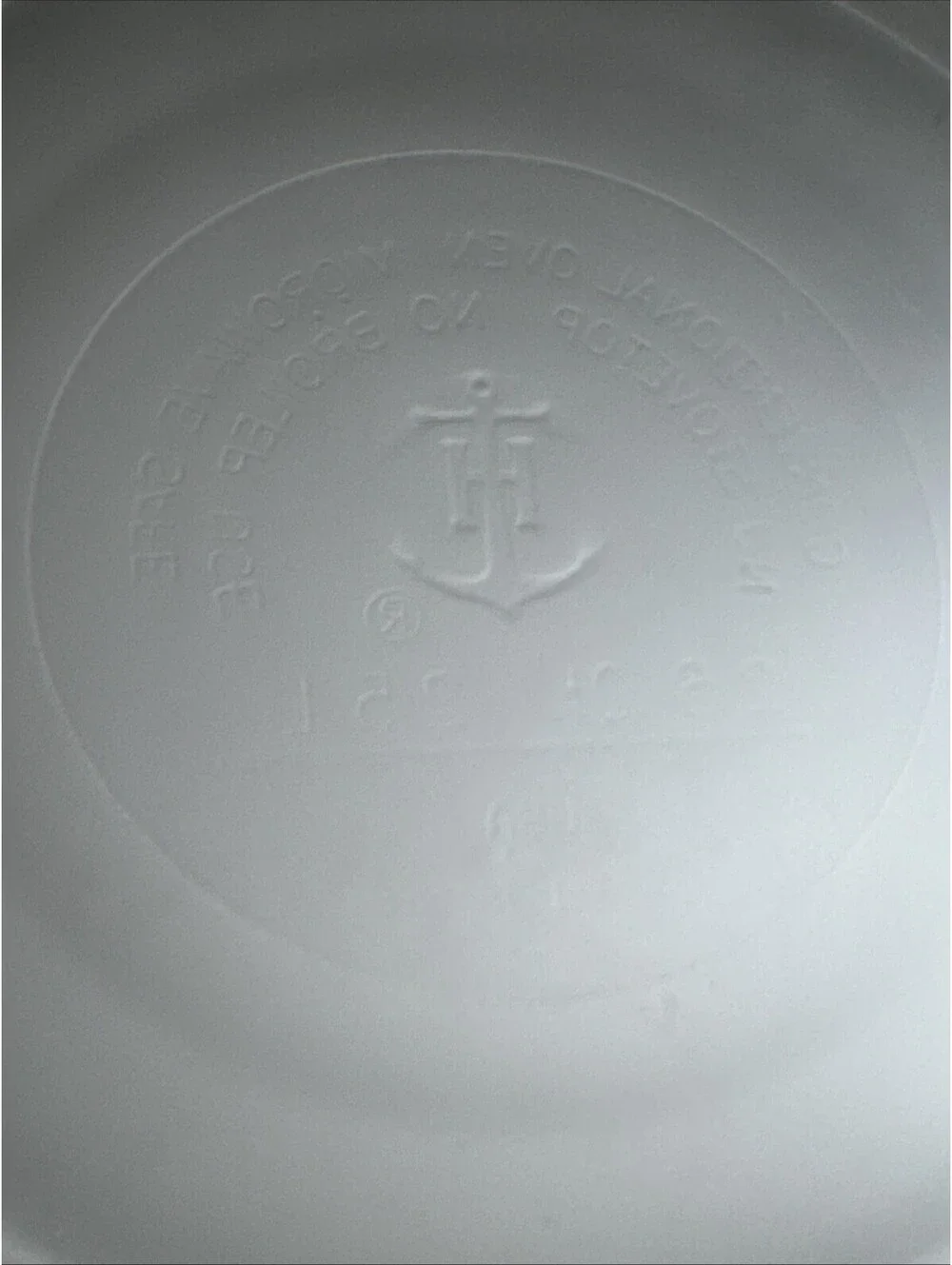 ANCHOR HOCKING Vintage Frosted Clear  Set of 3 Nesting Mixing Bowls Stacking